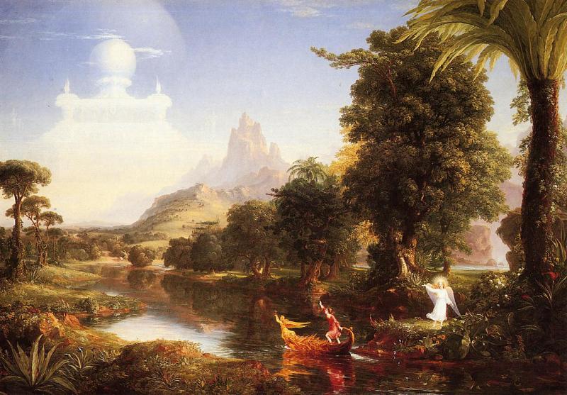 Thomas Cole Voyage of Life Youth Norge oil painting art